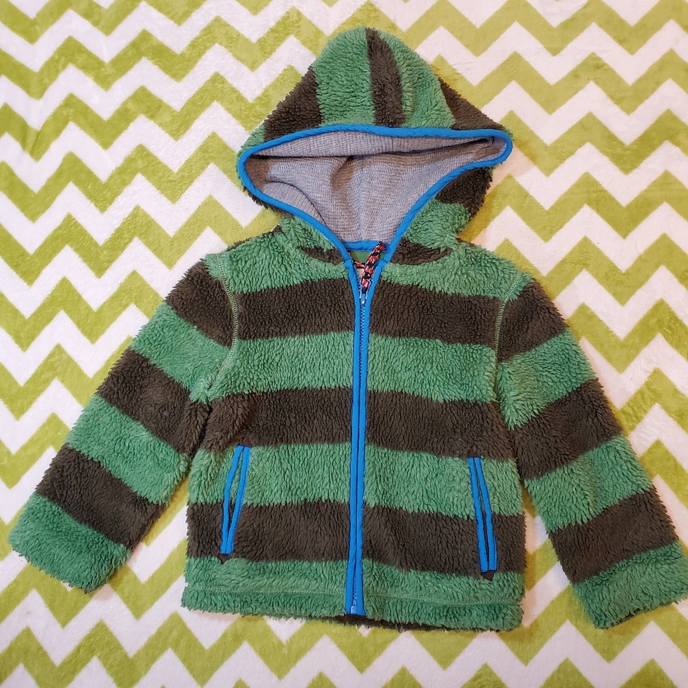 Mini Boden Fuzzy Jacket Size 3-4 Years